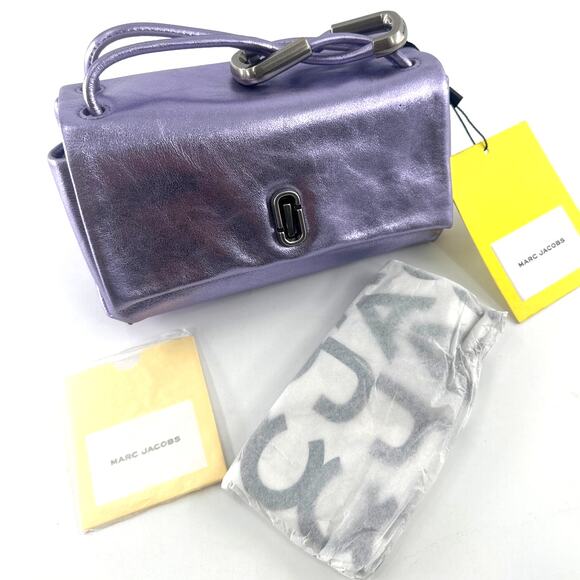 Marc Jacobs Lilac The Metallic Mini Dual Bag - Picture 7 of 11